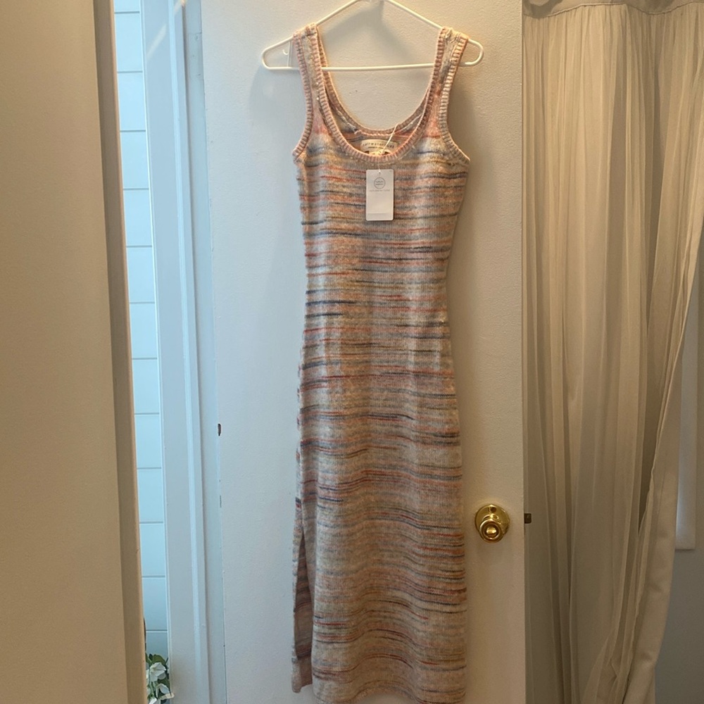 saltwater LUXE Multicolor Knit Tank Maxi Dress